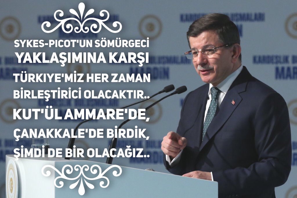 AKGenclikGM's tweet photo. Sykes-Picot'un sömürgeci yaklaşımına karşı Türkiyemiz her zaman birleştirici olacaktır.. https://t.co/5FmF46MkQU