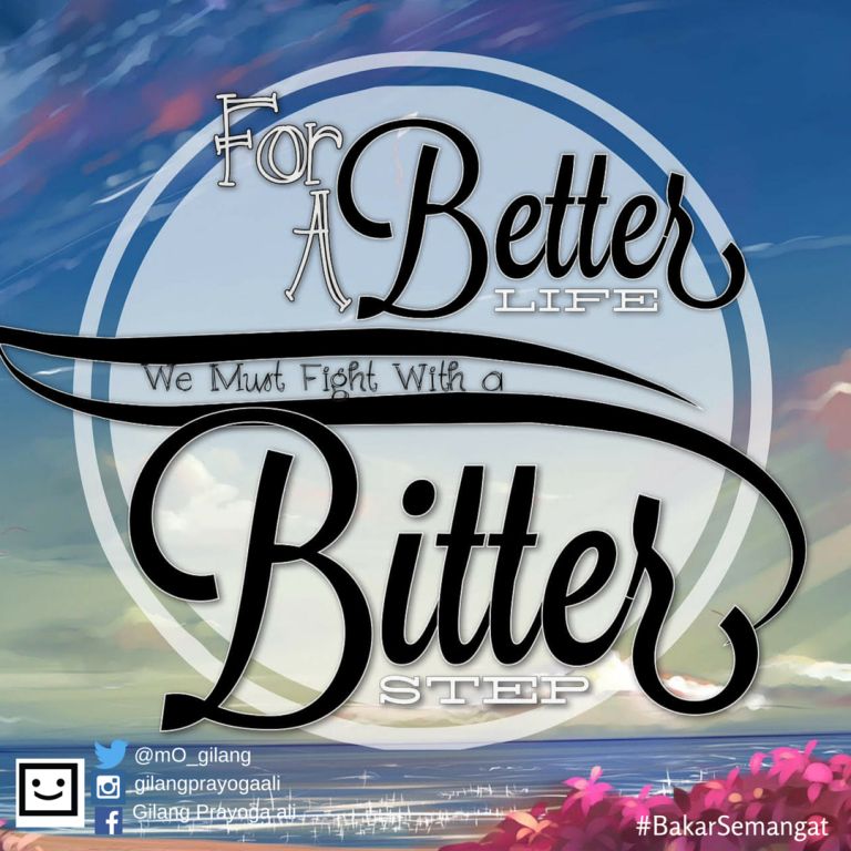 mO_gilang's tweet photo. @HelloMotionID #Bakarsemangat Bitter for better https://t.co/1NqozM769x