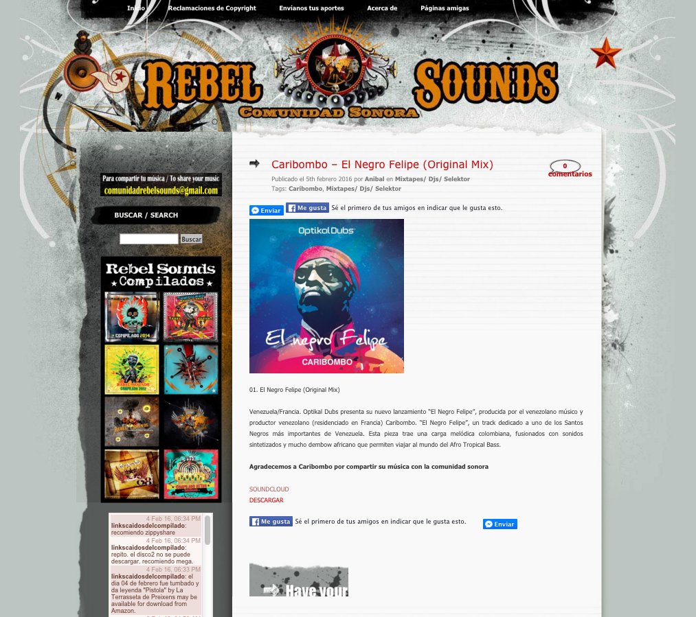 caribombo's tweet photo. El Negro Felipe sondando en la comunidad sonora @rebelsounds_cs 
https://t.co/nr3ZZBN2XB https://t.co/jd0xxcHDLZ
