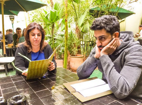 ZoomTV's tweet photo. #FilmyCaption-Give a filmy caption this this image of @TheFarahKhan and @juniorbachchan the best one will get an RT https://t.co/nzwcfv4xCQ