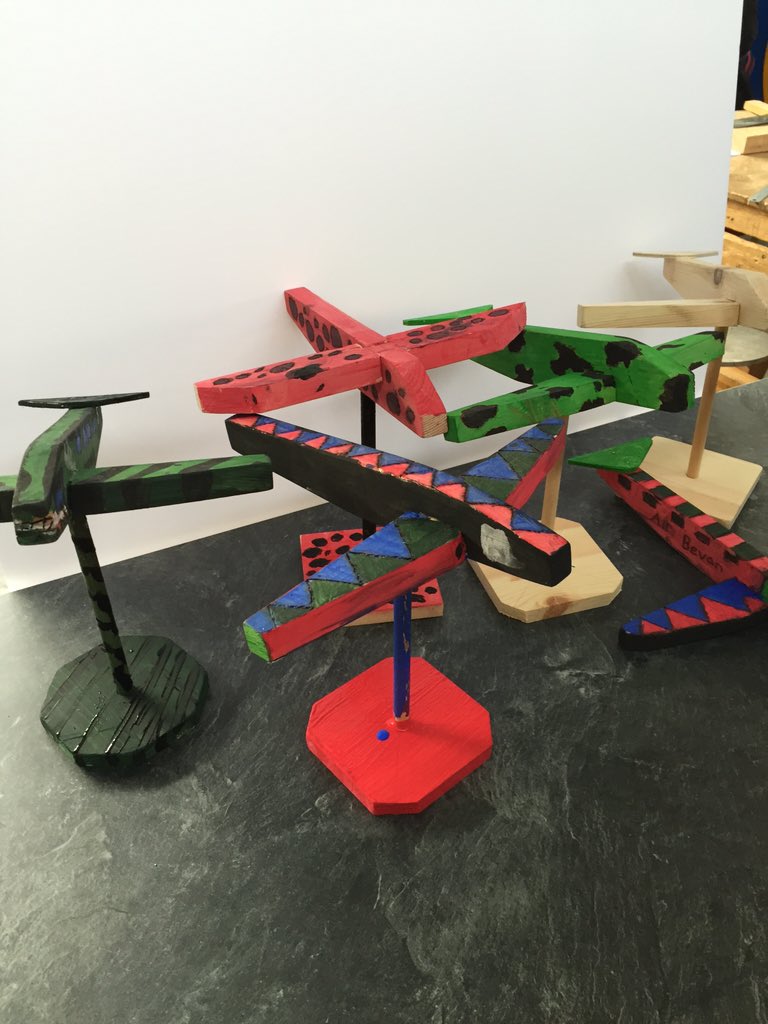 MoyleParkTech's tweet photo. First year woodwork projects are flying it!! https://t.co/CGKkwut69q