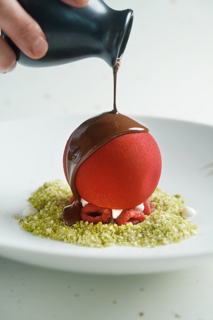 NobuKL's tweet photo. Special Chinese New Year dish from 8th - 12th February, Chocolate Tart with Sake Kasu Ice Cream &amp; Cinnamon Custard https://t.co/jKkBNTef7h