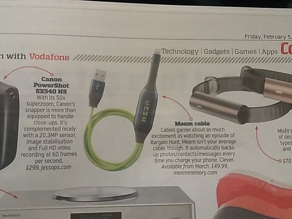 MEEMmemory's tweet photo. Look out for MEEM in the @MetroUK today! #MEEMmemory #mobiletech #tech #smartphone #backup #metro https://t.co/lxP0XiIsMd