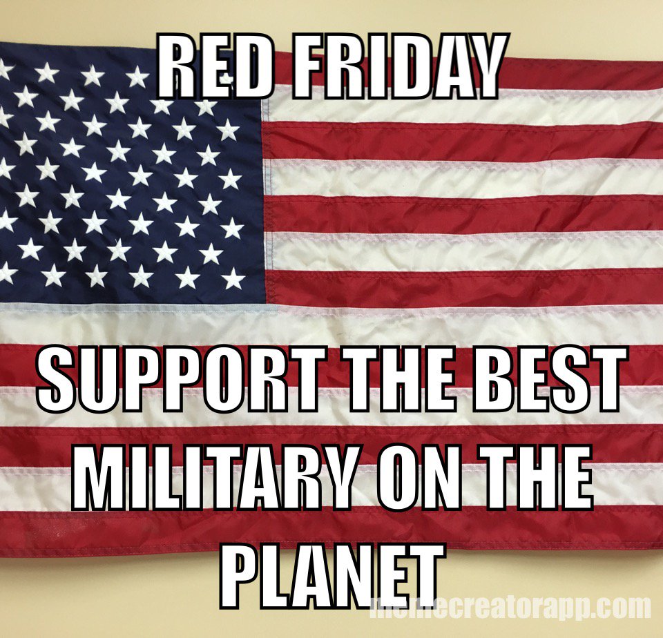 sewerman44's tweet photo. RED FRIDAY | SUPPORT THE BEST MILITARY ON THE PLANET @SEALofHonor @DRJAMESCABOT@AZPatriot01  https://t.co/OJyJtz9ziU https://t.co/uyroSMDNiS