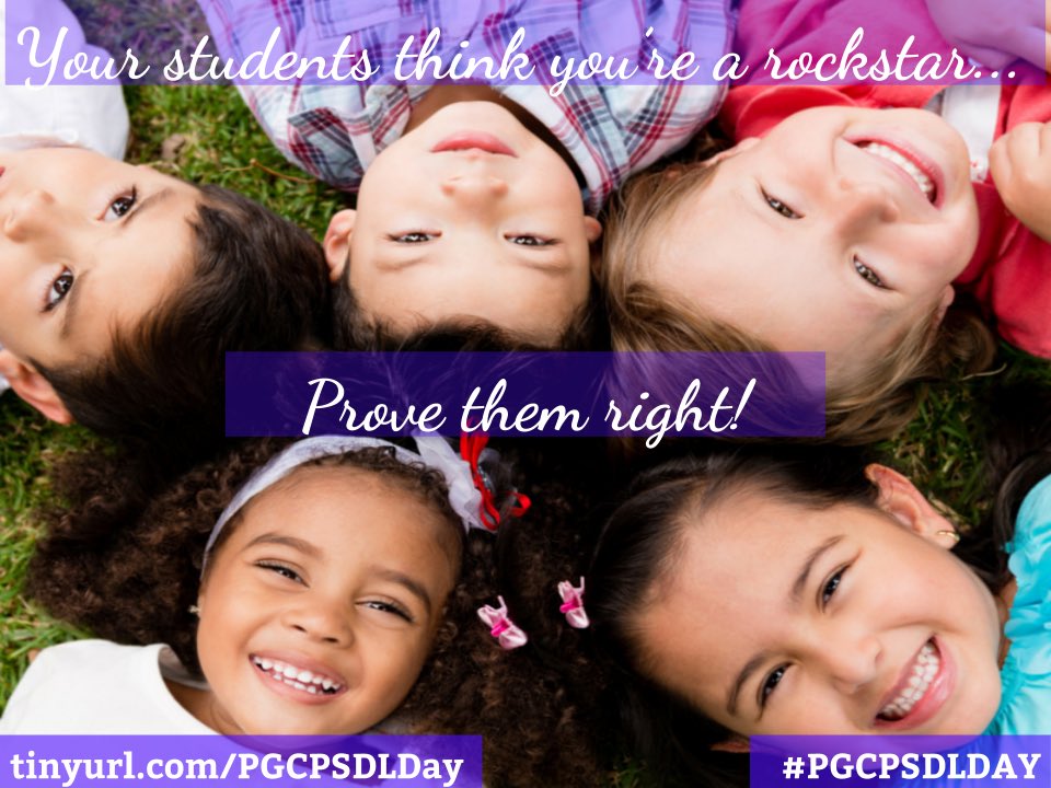 sarahdateechur's tweet photo. I hope my #MayaF family will join @t3pgcps @bliedahl and @subrown4h in the celebration of #pgcpsdlday. #pgcps https://t.co/PxZYiI5Srw