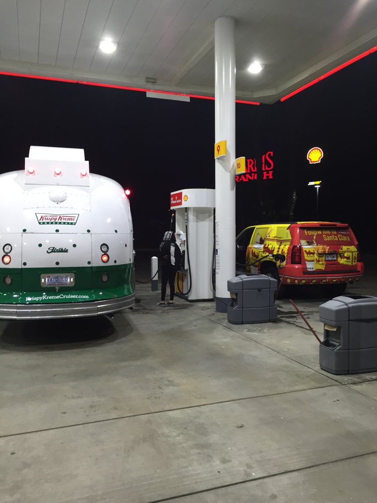 Bojangles (@bojangles) on Twitter photo Ran into a compadre on the road to deliver #Tea4PantherNation. Drive safe <a href="/krispykreme/">Krispy Kreme</a>. Ran into a compadre on the road to deliver #Tea4PantherNation. Drive safe <a href="/krispykreme/">Krispy Kreme</a>.