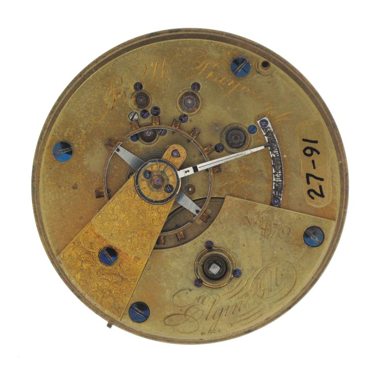nawccmuseum's tweet photo. An #1860s #Elgin #PocketWatch #earlyproduction with a low #serialnumber #ElginWatch #horology #timepiece https://t.co/lDVe5u65Xk