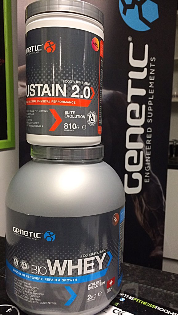 FuelFitRooms's tweet photo. New @GeneticSupp in stock to try folks! Mango Passion fruit Sustain &amp; Choc Orange flavour BioWhey!! #fuelyourstrong https://t.co/Yjvf1GQivT