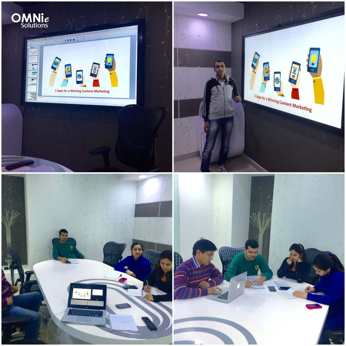 A weekly knowledge session of digital marketing team to stay ahead from the rest! #OmnieSolutions #KnowledgeSession