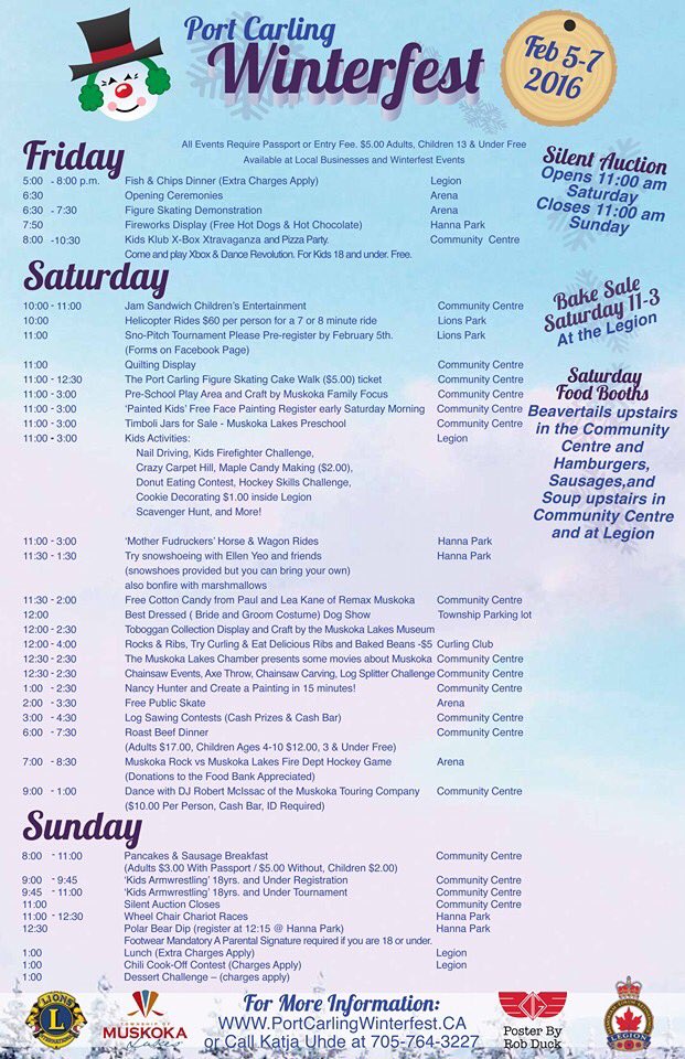 Winterfest Port Carling Rock 95