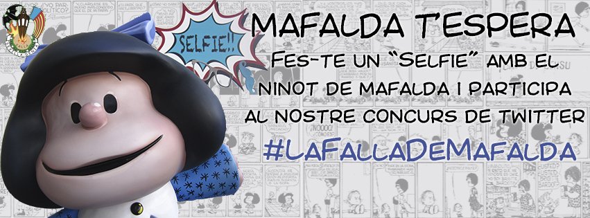 sevilladenia's tweet image. Vols la maqueta de #LaFallaDeMafalda?
Apunta't al nostre concurs de SELFIES!
+info: on.fb.me/20wiqtS
#Falles