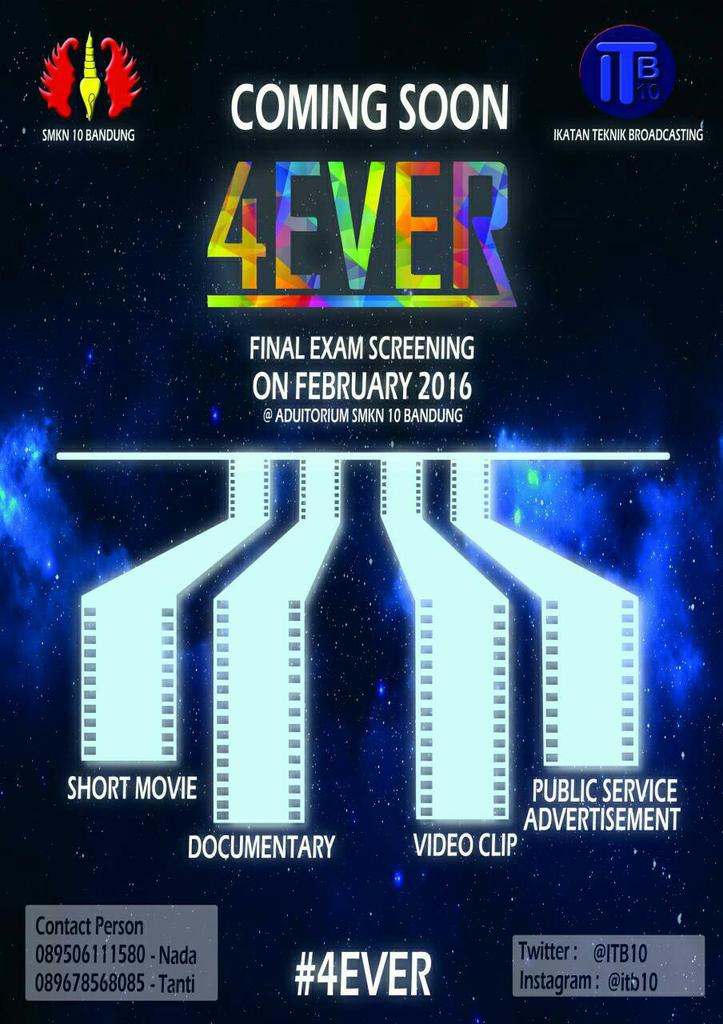 ITB10's tweet photo. Yuhuu tinggal menghitung hari!!! Semangat angkatan 4!! do the best! #4EVER https://t.co/kYqGrjFA88