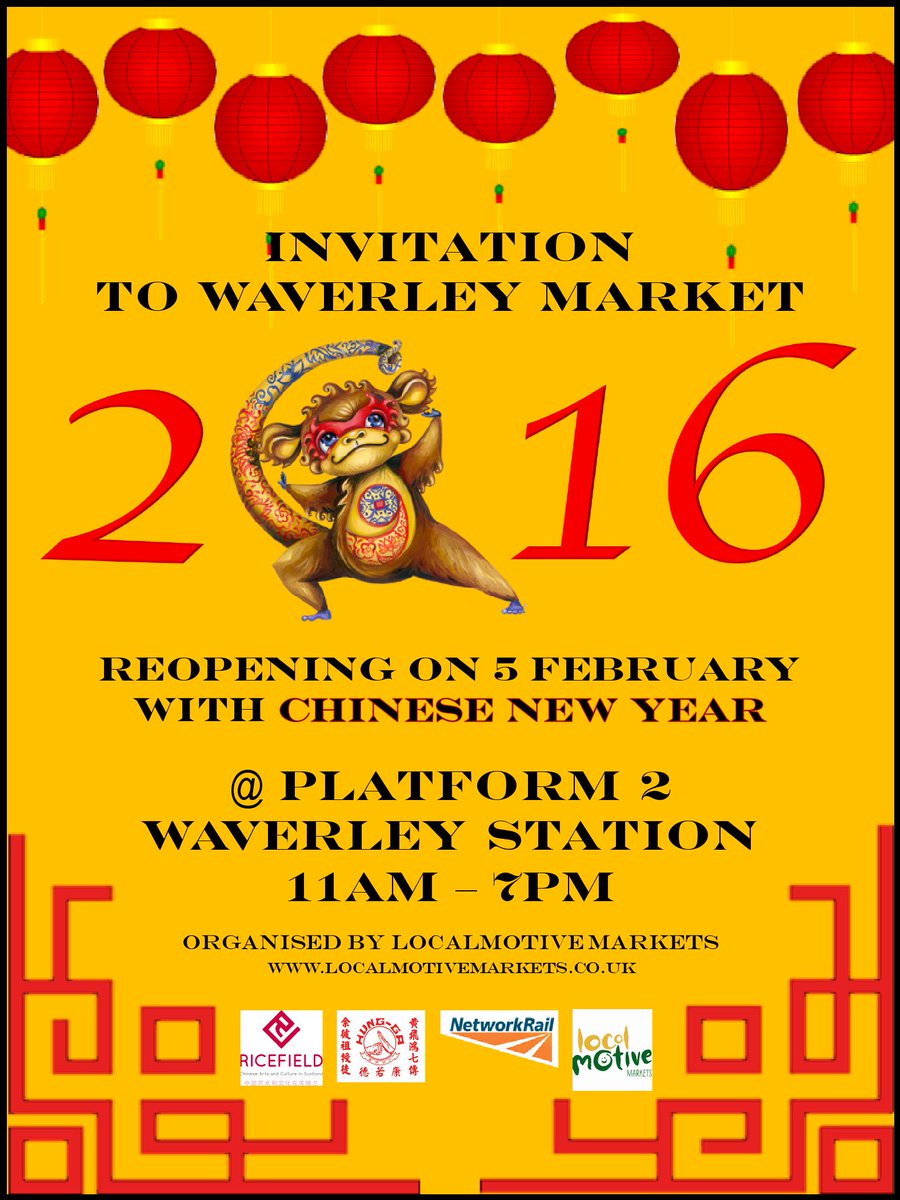 .<a href="/WaverleyMarket/">Waverley Market</a>'s #ChineseNewYear celebrations are now on, inc food + crafts. Don't miss the Lion Dance at 1pm!