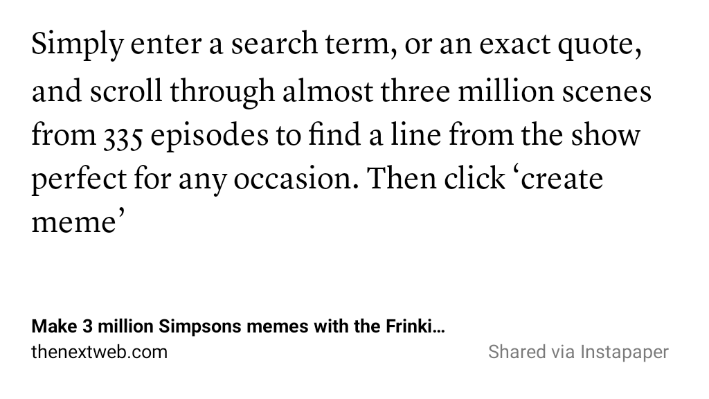 _slumberj's tweet photo. Eat your heart out @YourEcards. #Simpsonize your #memes using lines from any 335 episodes. https://t.co/udUNHGO2a3 💭 https://t.co/TDqXj8VouX