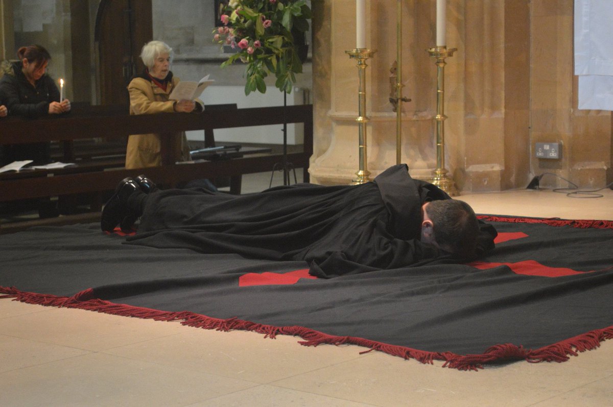 BelmontAbbeyUK's tweet photo. “I ask for perseverance in God’s service and in this monastic community all the days of my life.” #SolemnProfession https://t.co/Oj561Ju4of