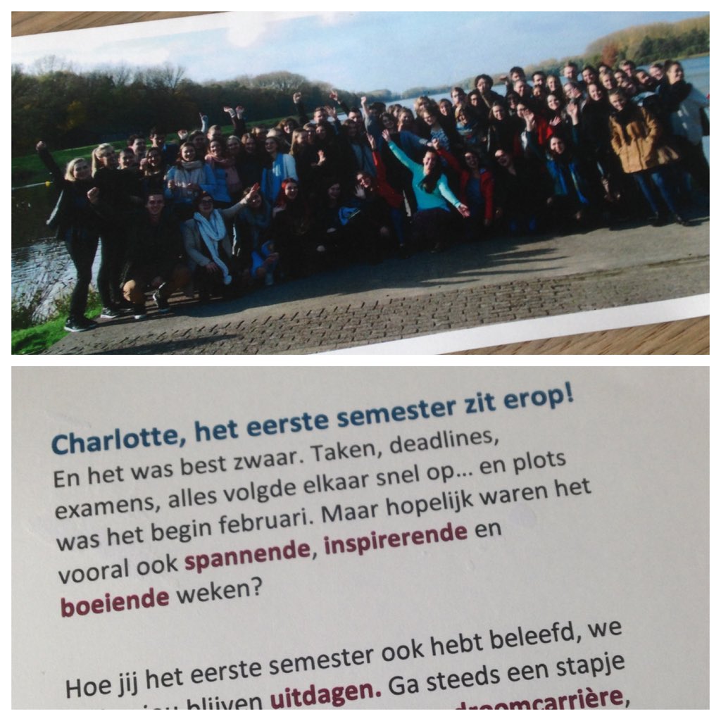 Charlotte_Aerde's tweet photo. Bedankt voor de leuke post in de brievenbus @masterMPC ! Op naar het volgende semester! #mastermpc https://t.co/3gxpfXkk2k