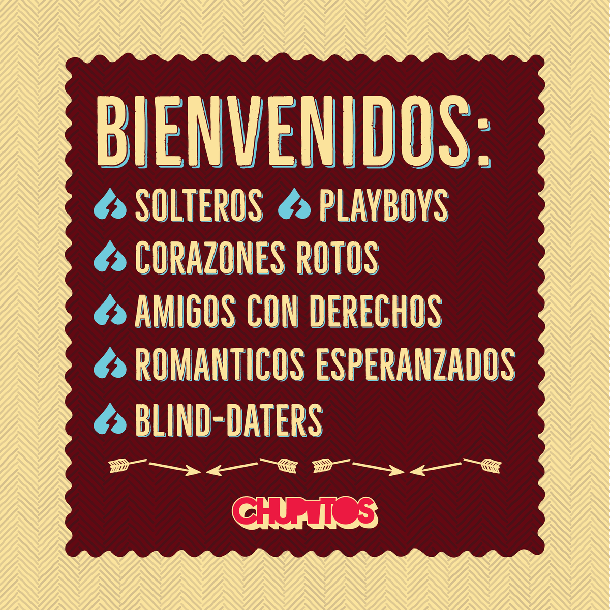 BarChupitos's tweet photo. Todos serán bienvenidos... Menos Cupido y sus ositos de peluche...

F*ck Valentines

#FuckYouCupid #MuerteaCupido https://t.co/NoZ4U6j3vG