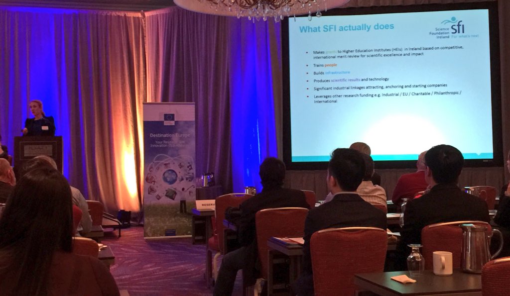 EURAXESS_NA's tweet photo. F.Quinlan Consul General in Boston introduces #funding opportunities in #Ireland @scienceirel @IrelandinNY @WGNIrish https://t.co/vvz7oe0EU6