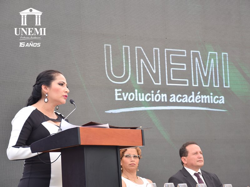 “UNEMI es una universidad formadora de profesionales de altísima calidad”
Verónica Guevara, asambleísta
#15AñosUNEMI