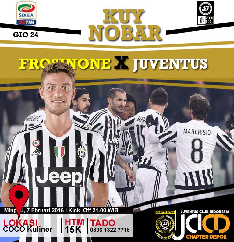 JUVENTINIDEPOK_'s tweet photo. #Gio24 #FroJuve | Minggu 7/2 Pkl 20.15 | at Coco Kuliner | HTM : 15k Meal &amp; Drink | Cp: @MAmurtado #KuyNobar https://t.co/n6cVfSK7eO