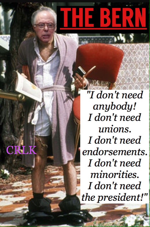 CitizensFedUp's tweet photo. Sanders: I don't need nobody!
#BernieCantDeliver
====>#HillaryHasExperience & ❤️<==== https://t.co/VeUwkMT7gB