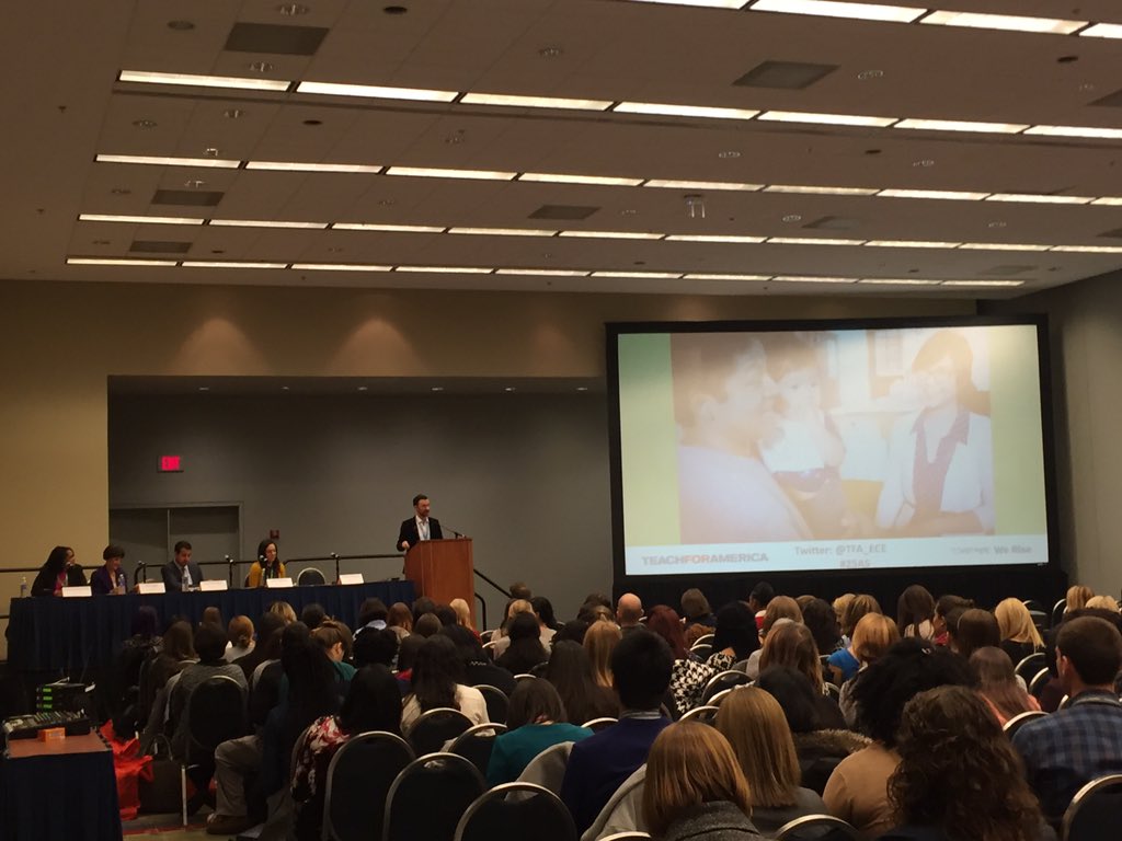 jennymonson's tweet photo. 'Let's call this moment what it is - special.' #ECE leadership track kicks off at #TFA25 https://t.co/u0xQtAhIiI