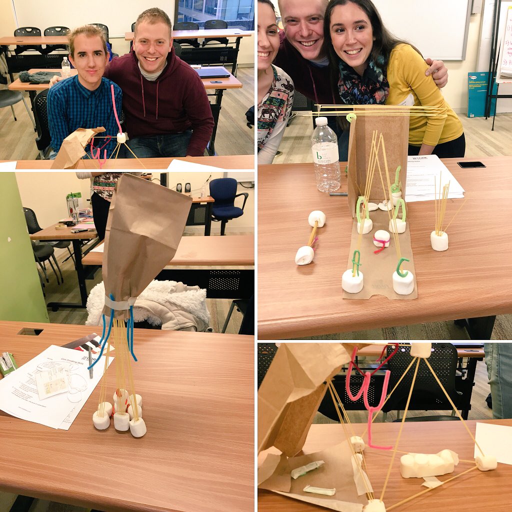 GlobalUGRADWL's tweet photo. Asked the students to reimagine the @WorldLearning office w/ marshmallows, of course! Here's what we got #SAMmidyear https://t.co/MDikfsuUtj