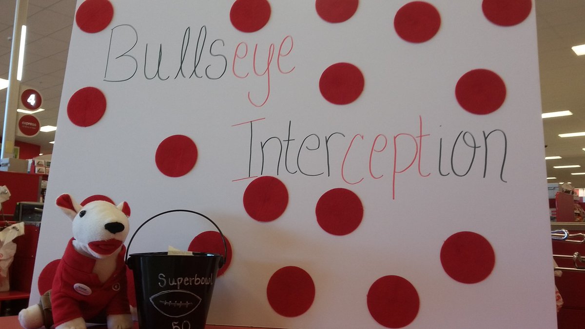 TrgtCarla's tweet photo. Superbowl weekend. Intercepting the bullseye mascot for Reds at 2565 @KatStolle1 @JessicaSlough1 @crowderabby1 https://t.co/KXsAHdcRfh