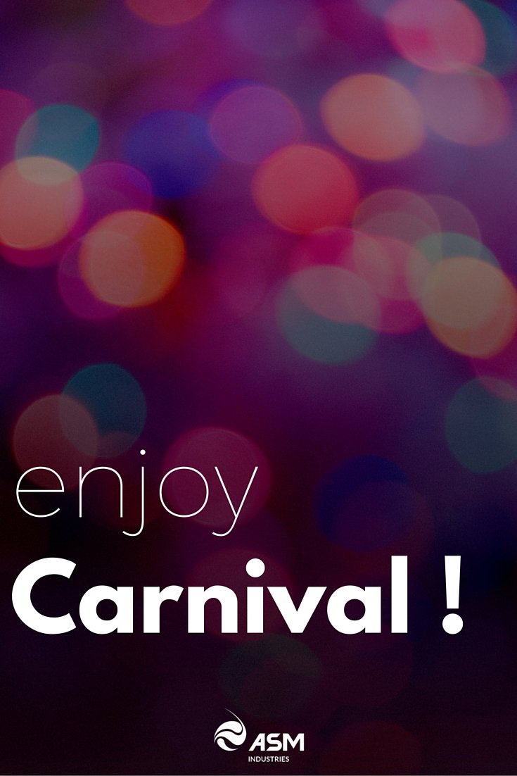 ASM_INDUSTRIES's tweet photo. Enjoy Carnival!! https://t.co/6OjjC8neda