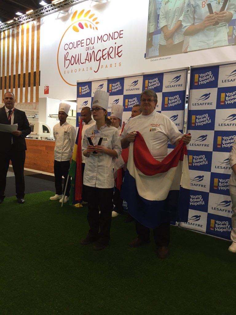 Yessss goud voor Rianne tijdens <a href="/CLL_BakeryCups/">Lesaffre Bakery Competitions</a>