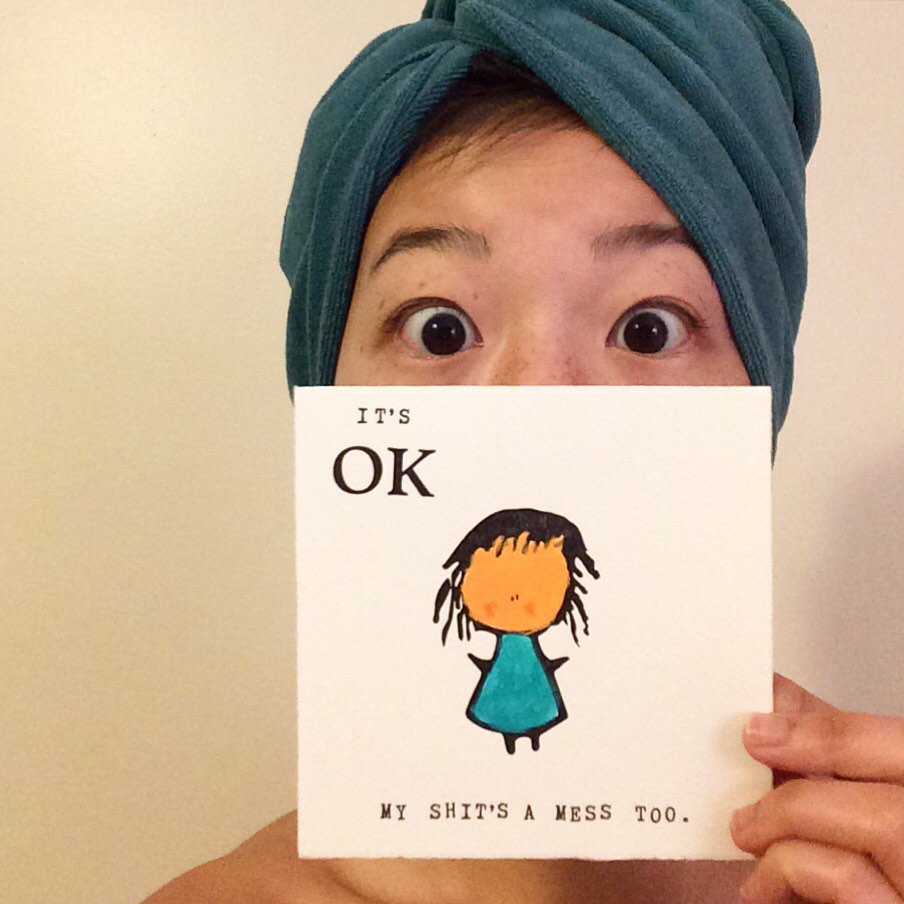 kwohtations's tweet image. Ran outta soap 3 days ago so been using shampoo 😩 At least there's a card for that 👇🏼 Get yours tmrw @DavisSquared2!