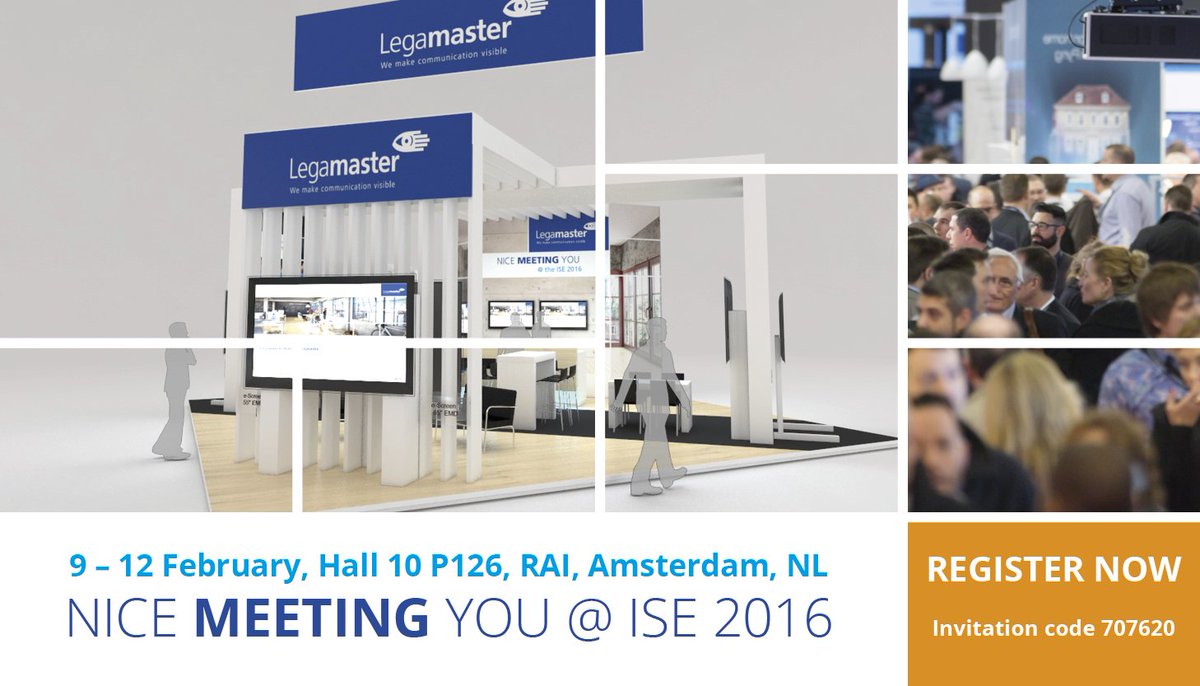 Legamaster_ISE's tweet photo. Meet Legamaster at ISE 2016, Hall 10 / Stand P126! https://t.co/czAQWy727o