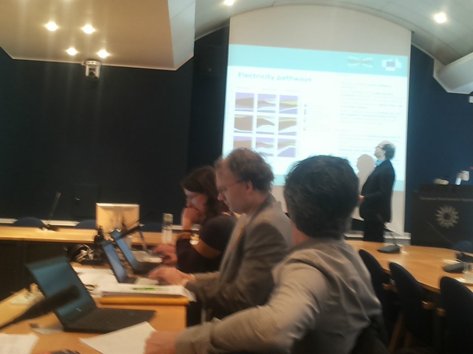 PATHWAYS_EU's tweet image. Detlef presenting results at @EEA pathways workshop