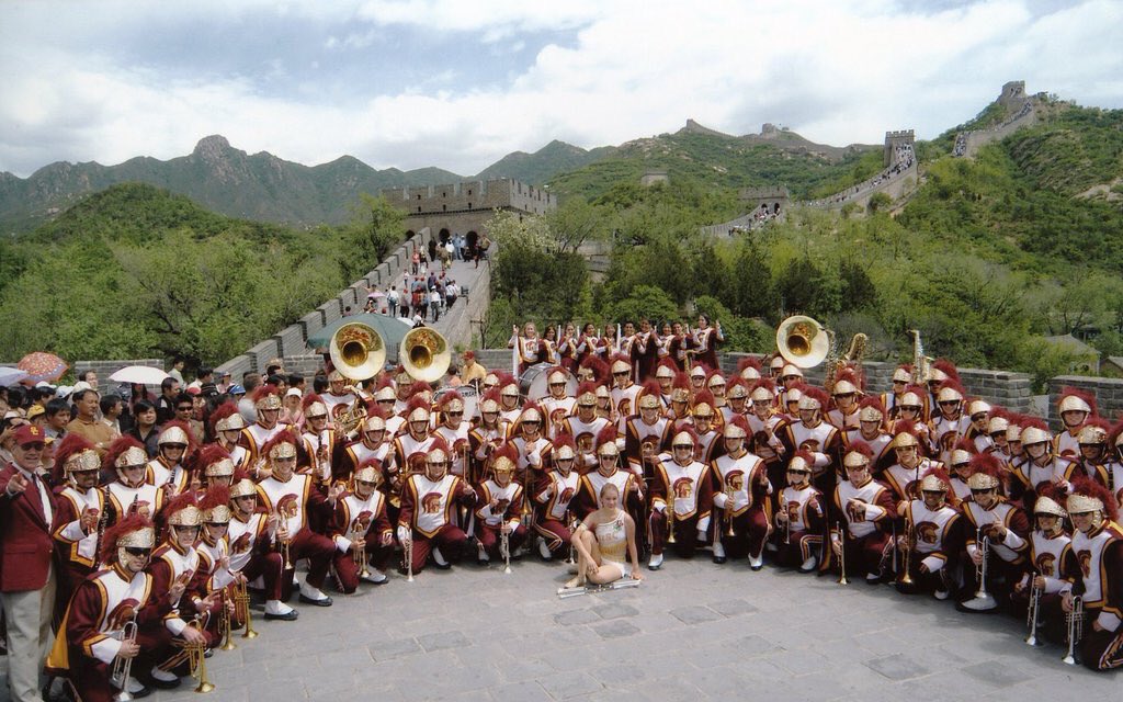 CollegeMarching's tweet photo. The USC Trojan Band has left the building! โ๏ธ
...and are headed to China!?!
Yep! No joke: https://t.co/L2J0Hqj6bz https://t.co/Rky65DfKaz