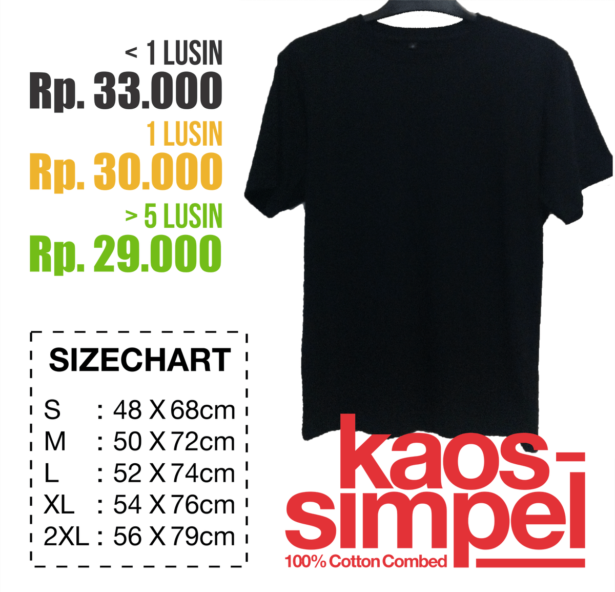 kaossimpel_id's tweet photo. Solid Black, Soft Cotton COmbed 30s REAKTIF. Info&amp;Order cek BIO
#kaos #kaospolos #kaossimpel https://t.co/35ZqoYN6QL