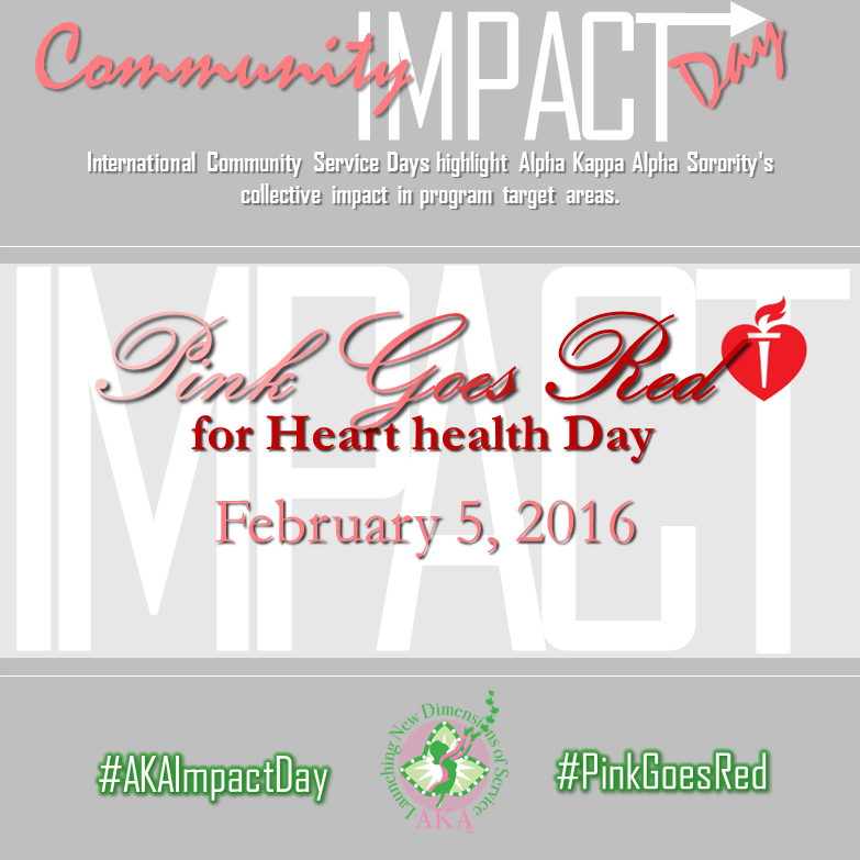 akasorority1908's tweet photo. #PinkGoesRed today to drive awareness &amp; prevention of Heart disease! Post your #GoRed pics! #AKAImpactDay #AKA1908 https://t.co/EnKFAdNyXm