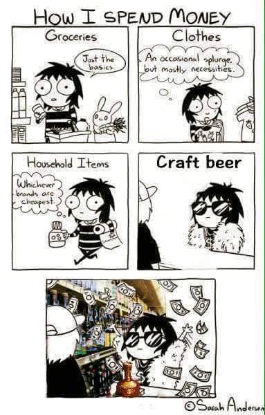 PassionBeer's tweet photo. I believe this applies to must of us. #beer #craftbeer https://t.co/oBFO2Ty06b