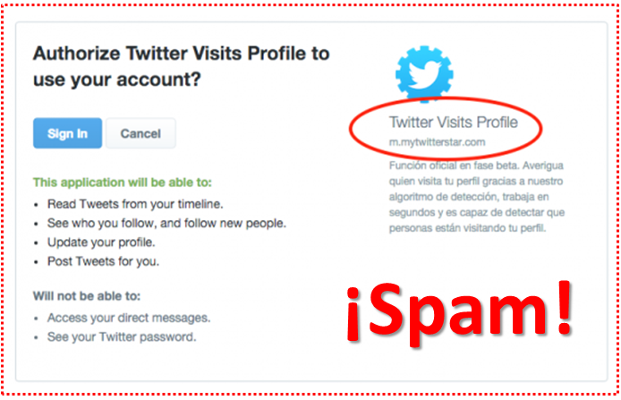 interiorgob's tweet photo. ⚠ Twitter no ha sacado ninguna herramienta para saber quién visita tu perfil ¡¡ES BULO!! #NOPIQUES #Spam https://t.co/bqgXMSzJ8q