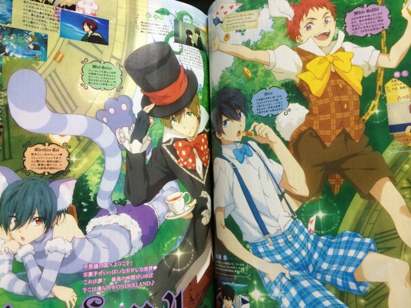 otakomu's tweet photo. 【ハイスピ】今月の「ニュータイプ」「アニメージュ」「アニメディア」のピンナップまとめ https://t.co/hPoZY9BFvr https://t.co/ict9NKJBgN