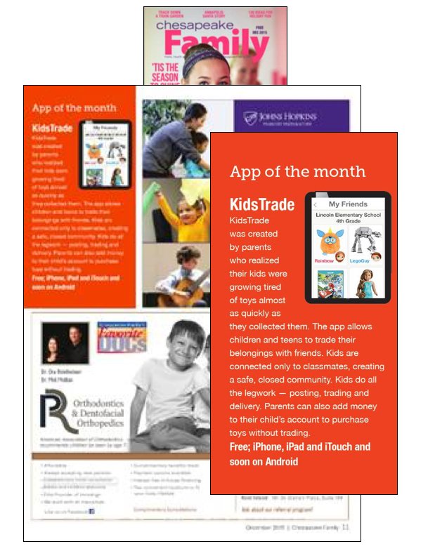 kidstrade's tweet photo. Thank you, @chesfamily, for naming us as the App of the month! https://t.co/IyqFTcTy1r https://t.co/2Tvdfbb9VT