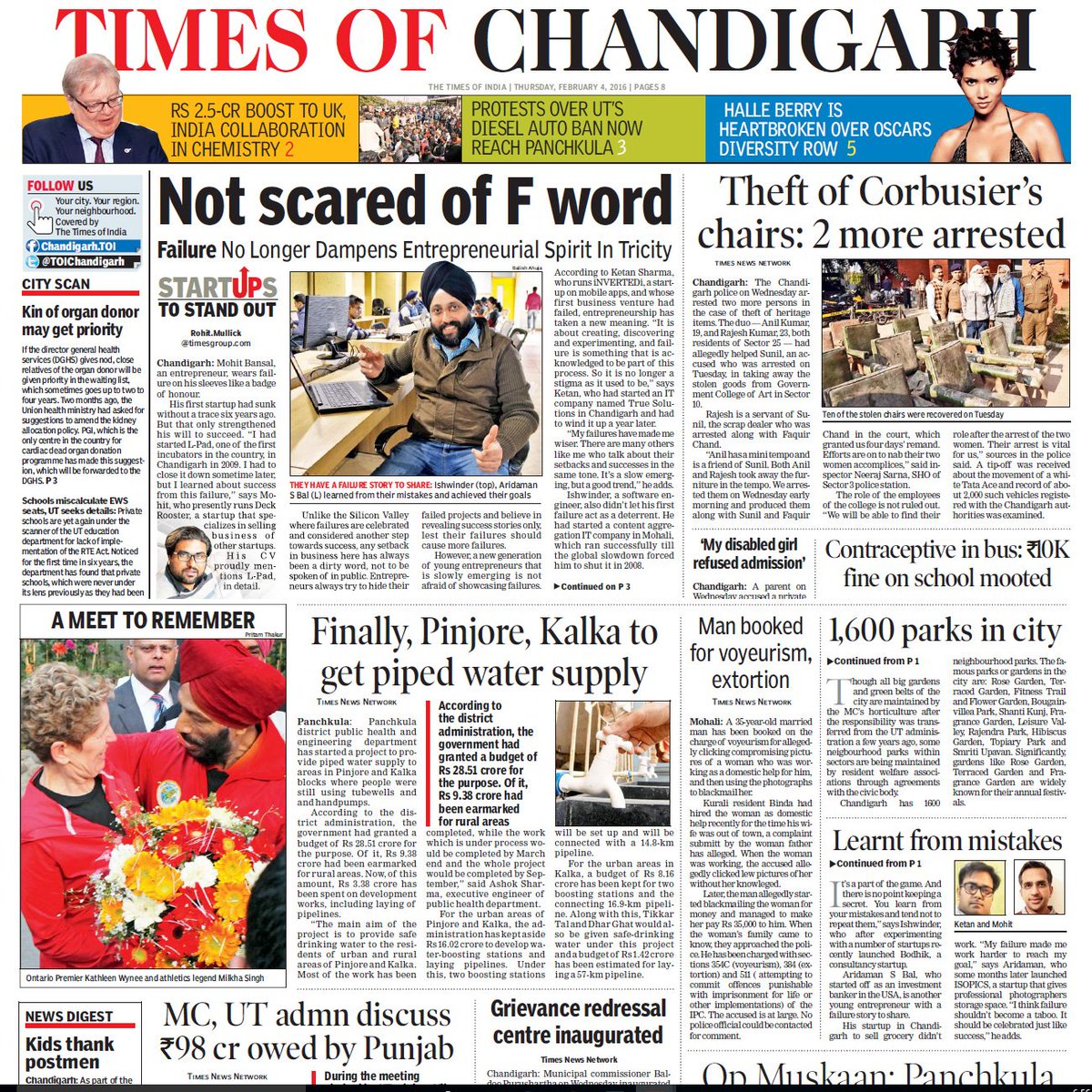 wottaworkspace's tweet image. #wottaworkspace &amp;amp; its #startups recently got the Media Coverage by none other than #TOI @timesofindia, #Chandigarh.