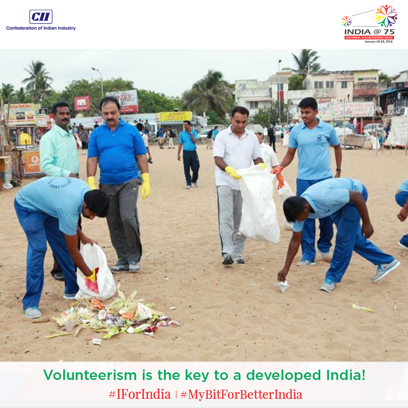 Indiaat75's tweet photo. Volunteerism is a powerful means to tackle India’s development. #IForIndia #MyBitForBetterIndia #IAmForIndia https://t.co/oIZ4gSMY56
