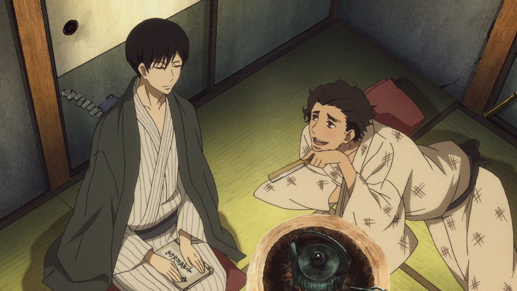 昭和元禄落語心中 Box発売中 本日 昭和元禄落語心中 第五話放送 起きてて良かった と思えるストーリー展開と 豪華声優陣渾身の演技にご期待ください Mbs 深夜2 40 Tbs 深夜2 55 Cbc 深夜3 13 ぜひお見逃しなく 落語心中