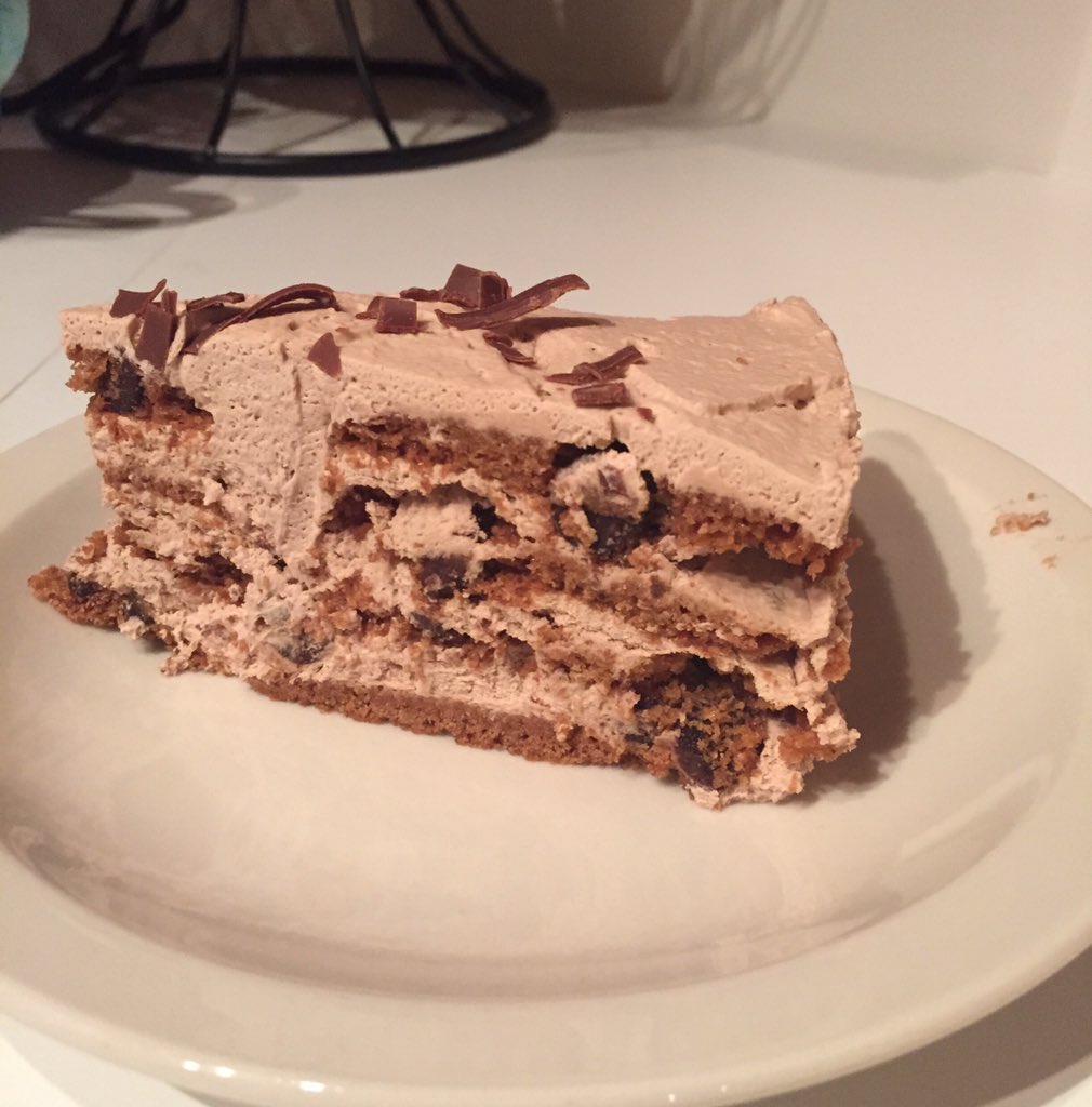 ascrumptiouslif's tweet photo. Mocha Chocolate Icebox Cake - layers of cookie &amp; a luscious mocha cream. Perfect for V-day!
https://t.co/Hpls9ONYfn https://t.co/7HGo9BqdNu