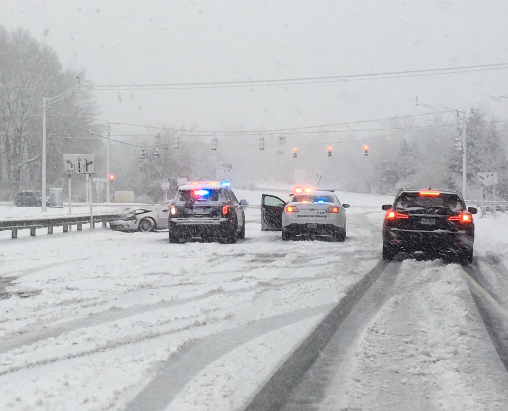 Heavy snow to continue for next few hours. Please stay off the road if possible and let the plows do their job.