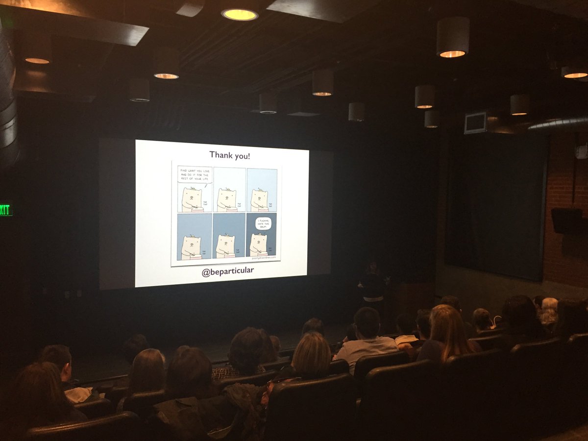 SBXESDesign's tweet photo. Thanks for your inspiring and insightful talk on empathy and automation @BeParticular! @ladiesthatuxDUR https://t.co/PecmRnpgvo