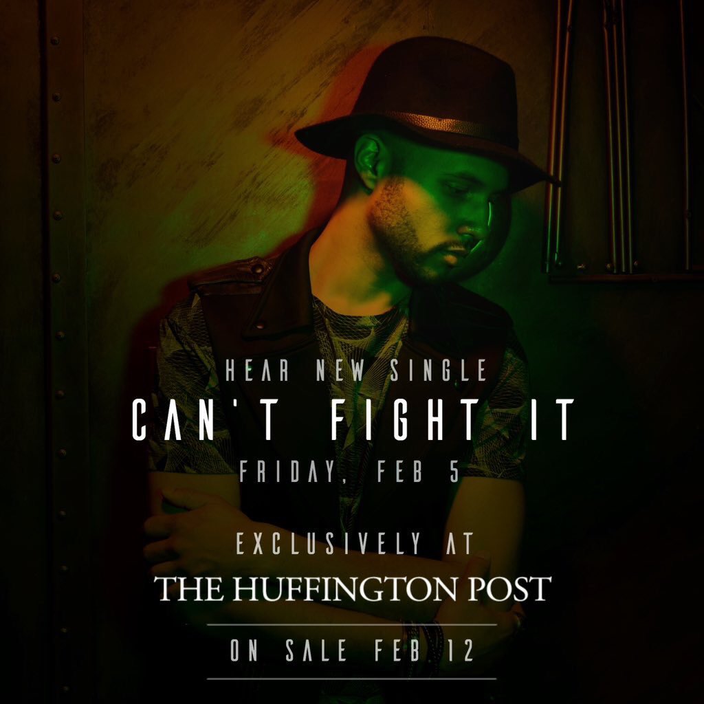 victoriabpope's tweet photo. it's finally Friday so @RayvonOwen 's new single #CantFightIt will be released by @HuffingtonPost  💙 https://t.co/HqljOeyV55