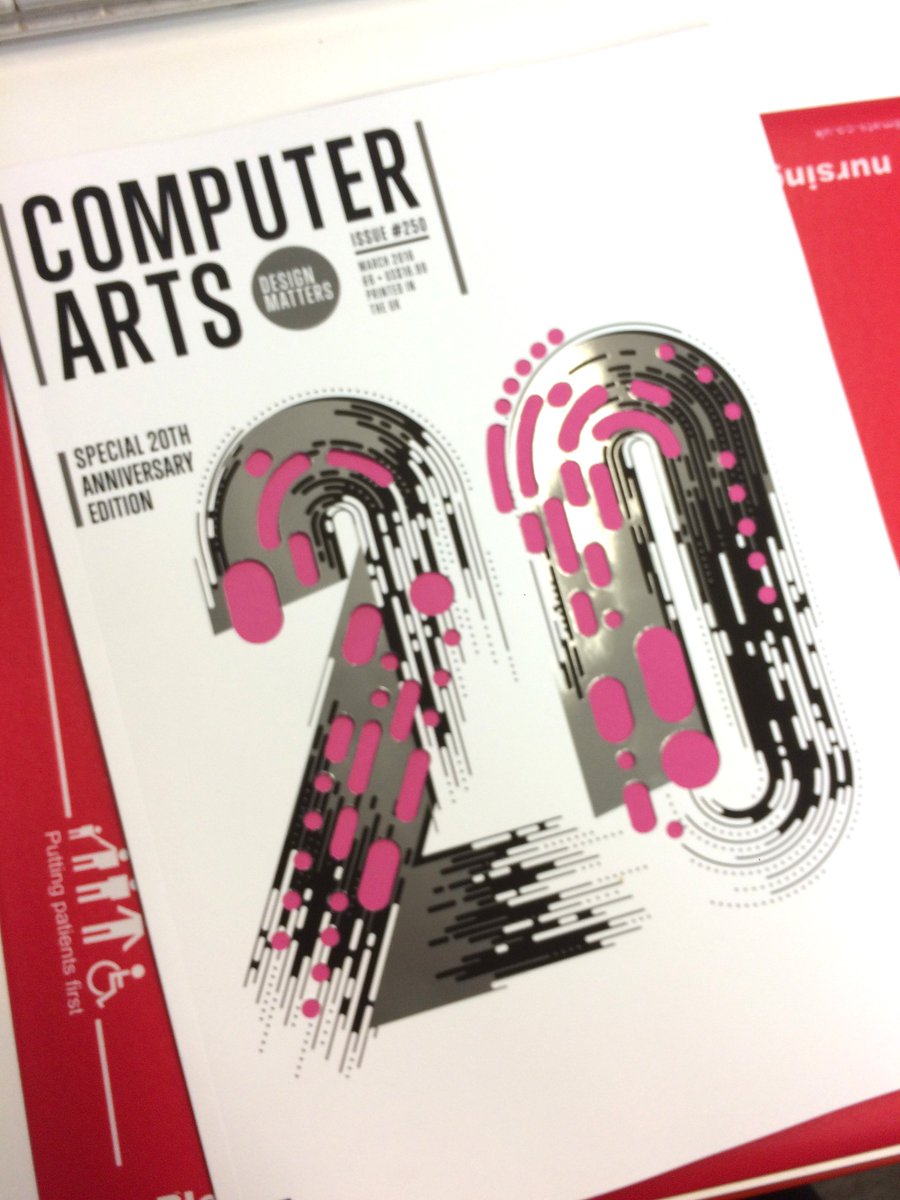 karendaviesdes's tweet image. @ComputerArts  Some Friday reading… love the die-cut cover! Well done! #graphicdesign #impressivedesign