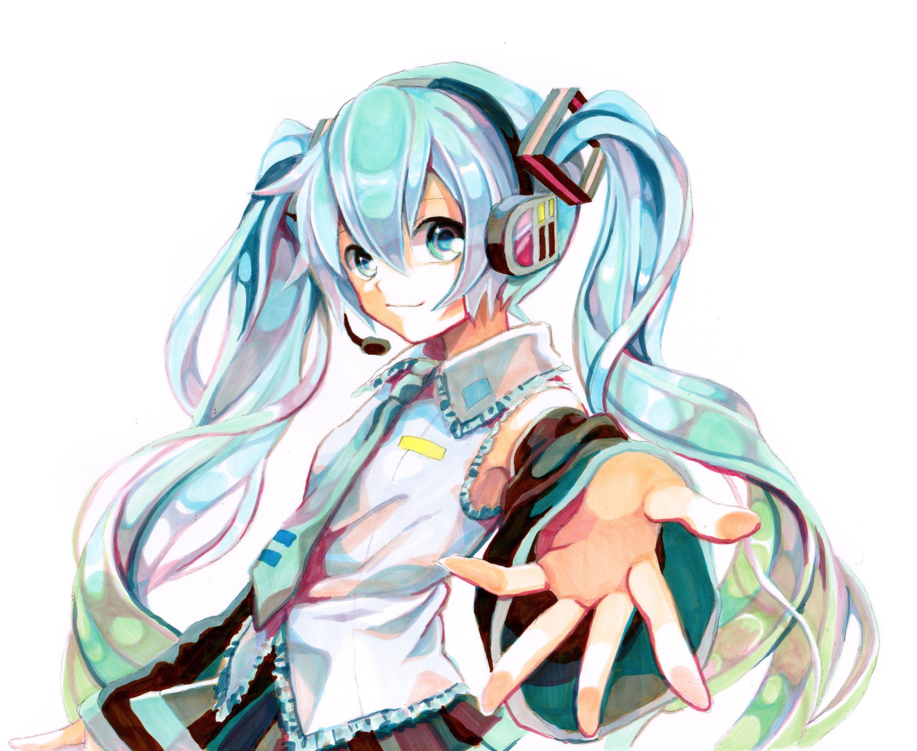 Twitter 上的 もじゃクッキー コピックで初音ミク塗りました 完成です 今回は重ね塗りによる混色が多めでした いずれニコニコ動画にメイキング動画を上げようと思います T Co Ybpvjmjbov Twitter