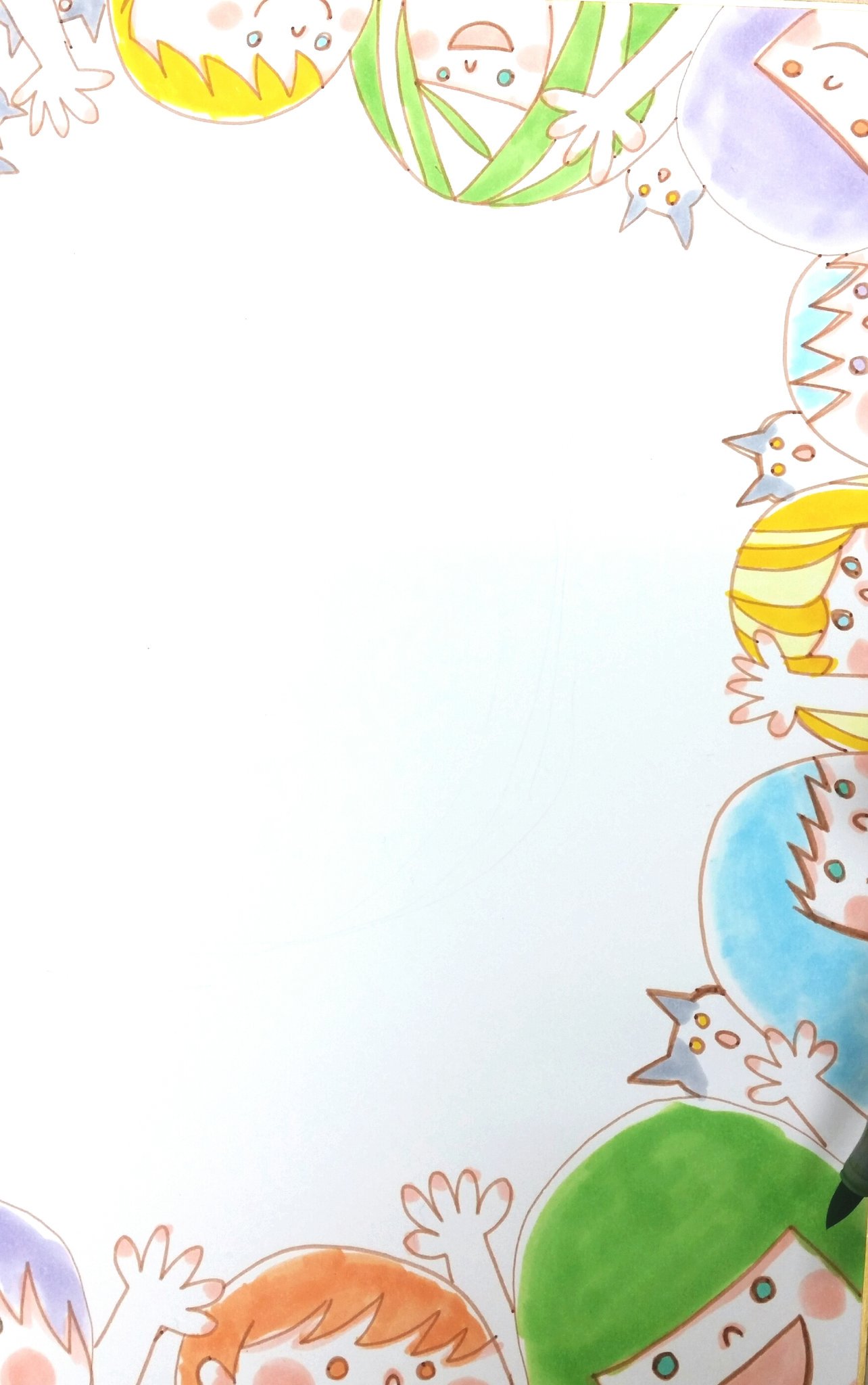 Twitter 上的 ちゃだるみオンラインイラストレッスン ハンズ梅田店デザインコーナーにある色紙額のイラスト描かせてもらいました コピック色紙 に描いてます コピック色紙はカスタムペーパーで作っているのでコピックが塗りやすく 寄せ書きにオススメでーす